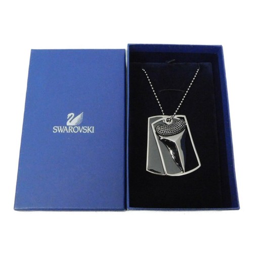 Boxed Swarovski High Sea Shark Tooth 1082898 Disney Collab Necklace #ED BEA - Picture 10 of 10