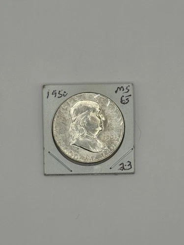 1950 Franklin Half Dollar 90% Silver – Brilliant Uncirculated Look – Nice Luster