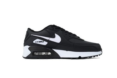 NEW NEW CD6864-029 Air Max 90 Leather GS 'Black White' US7-US11