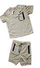 Men Nike T-shirt and Short Set, Sweat Shorts Embroidered 2 Peice Set Sm/M(32-33)