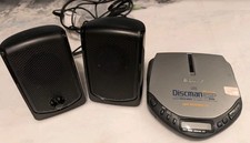 Sony Discman ESP CD Compact Player Mega Bass D-E301 - Tested And Speakers