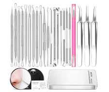 2024 Professional Pimple Popper Kit 22 PCS Blackhead Remover Tools for Ac