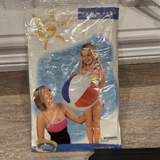 Vintage Intex Beach Ball The Wet Set 2006 Factory Sealed New Old Stock (NOS)