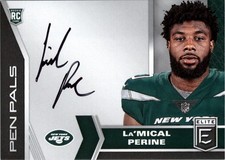 2020 Elite Pen Pals #42 La'Mical Perine Auto - FB