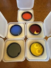 Celestron 2 Inch Filter Set (Yellow, Red, Orange, Blue, Polarizer)