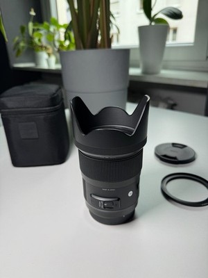 Sigma 35mm 1.4 Art Canon EF   Top Glas, Tasche & Geli