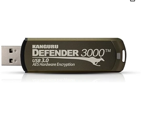 Kanguru Defender 3000 – 32 GB Hardware Encrypted Flash Drive - FIPS 140-2 Level - Image 3 of 3
