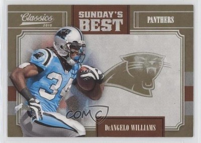 2010 Panini Classics Sunday's Best Gold 80/100 DeAngelo Williams #12 0q3
