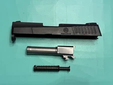 USED OEM TAURUS 709 COMPLETE SLIDE BARREL SPRING BLACK FINISH 9MM SLIM