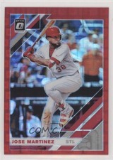 2019 Panini Donruss Optic Red Pandora Prizm 72/99 Jose Martinez #144 y0i