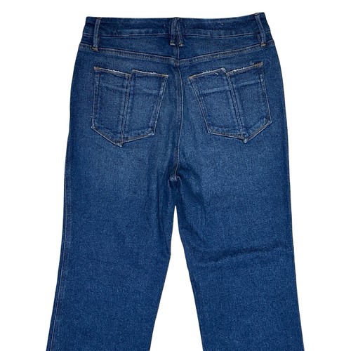Good American Always Fit Good Curve Straight Jeans Sz 8/29 Indigo High Rise - Picture 6 of 8