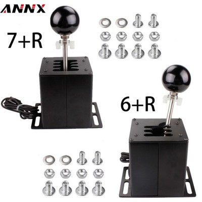 USB H Shifter/Clamp for Thrustmaster Logitech Steering Wheel SIM Racing Game