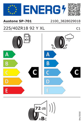 Étiquette pneumatique