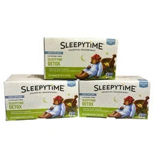 Celestial Seasonings Sleepytime Detox Tea Herbal Caffeine Free LotX3 BB:10/2026