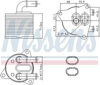 1X Nissens 91286 ÖLküHler Automatikgetriebe FüR Volvo