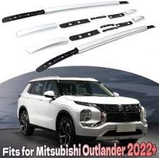 2PCS Roof Rack Rails Fits For Mitsubishi Outlander 2022-2026 Luggage Cross Bars