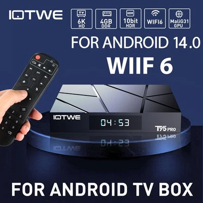 2026 Smart TV BOX 128GB+4GB Android14.0 8K WIFI6 Netzwerk Media Player 8 Core DE - Bild 1 von 4