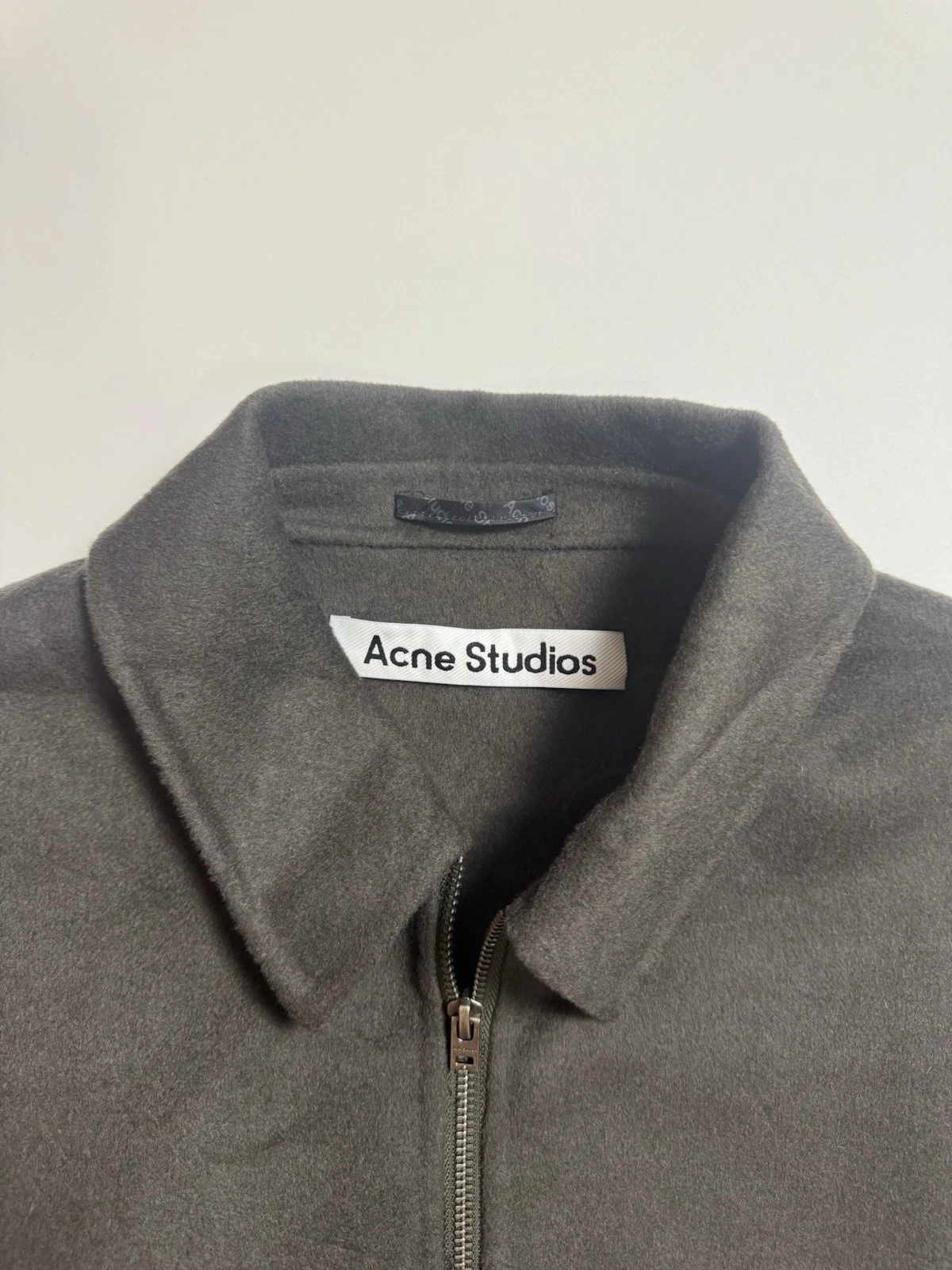 Acne Studios Short Wool Jacket Grey Size 46 image 3