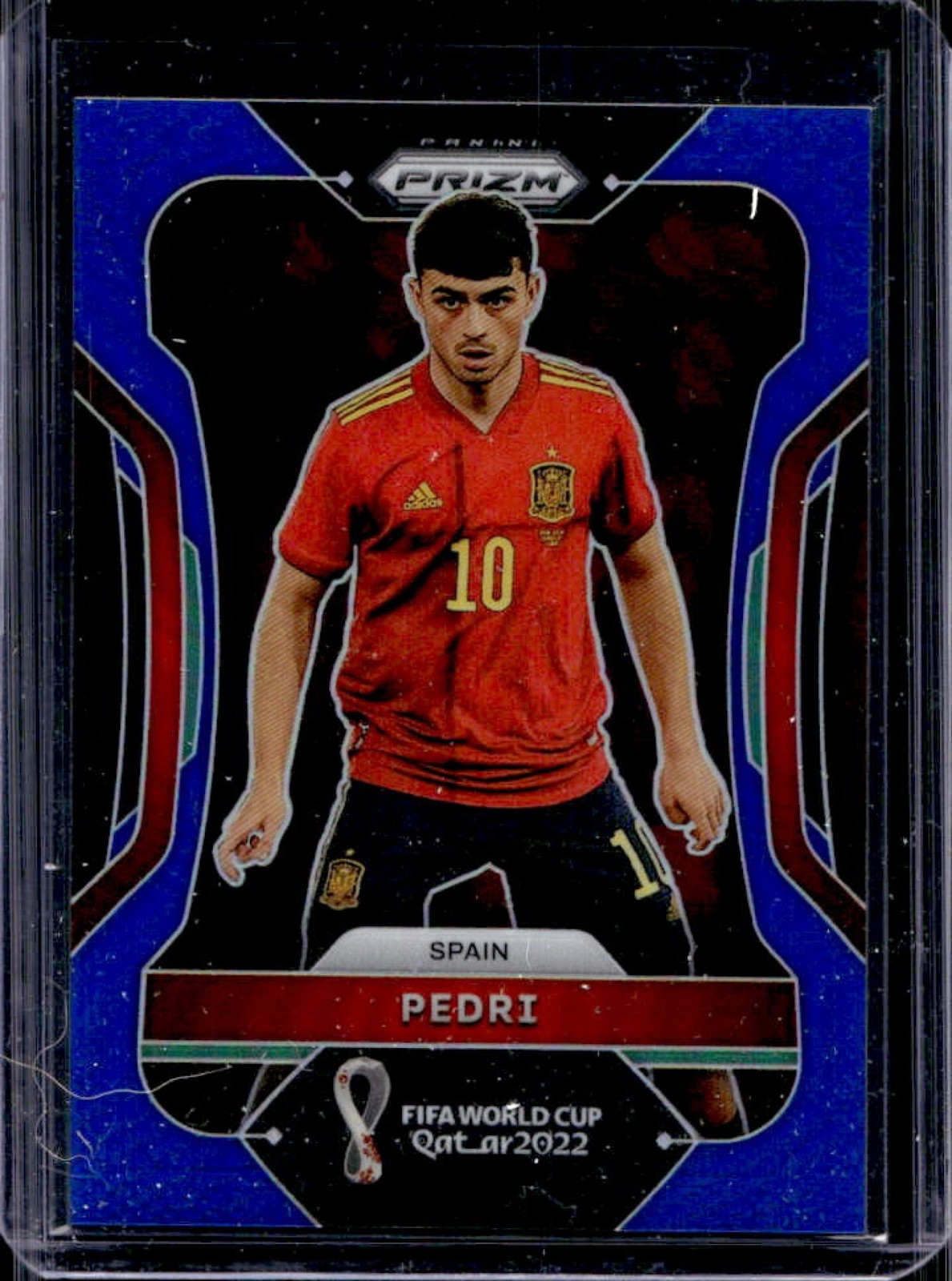 2022-23 Panini Prizm World Cup Pedri Blue #/299 Spain