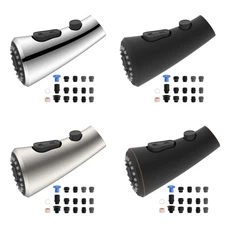 3 in 1 Pull Down Kitchen Faucet Head Replacement Curved for Kohler Bent Faucets