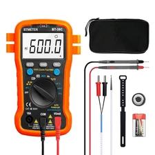 BTMETER BT-39C True RMS Digital Multimeter Auto Ranging for AC DC Voltage,Curren