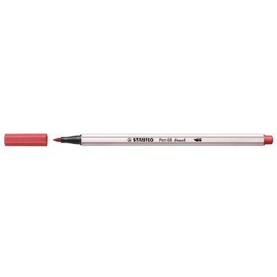 STABILO Pen 68 Brush Pens Set of 3 Terracotta Red