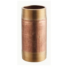 Merit Brass 2040-350 Pipe Nipple 2-1/2" MNPT Brass SCH 40/STD Connection