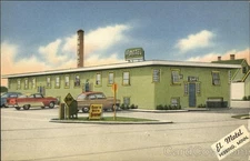 Hibbing,MN El Motel Court Tichnor St. Louis County Linen Vintage Postcard PC