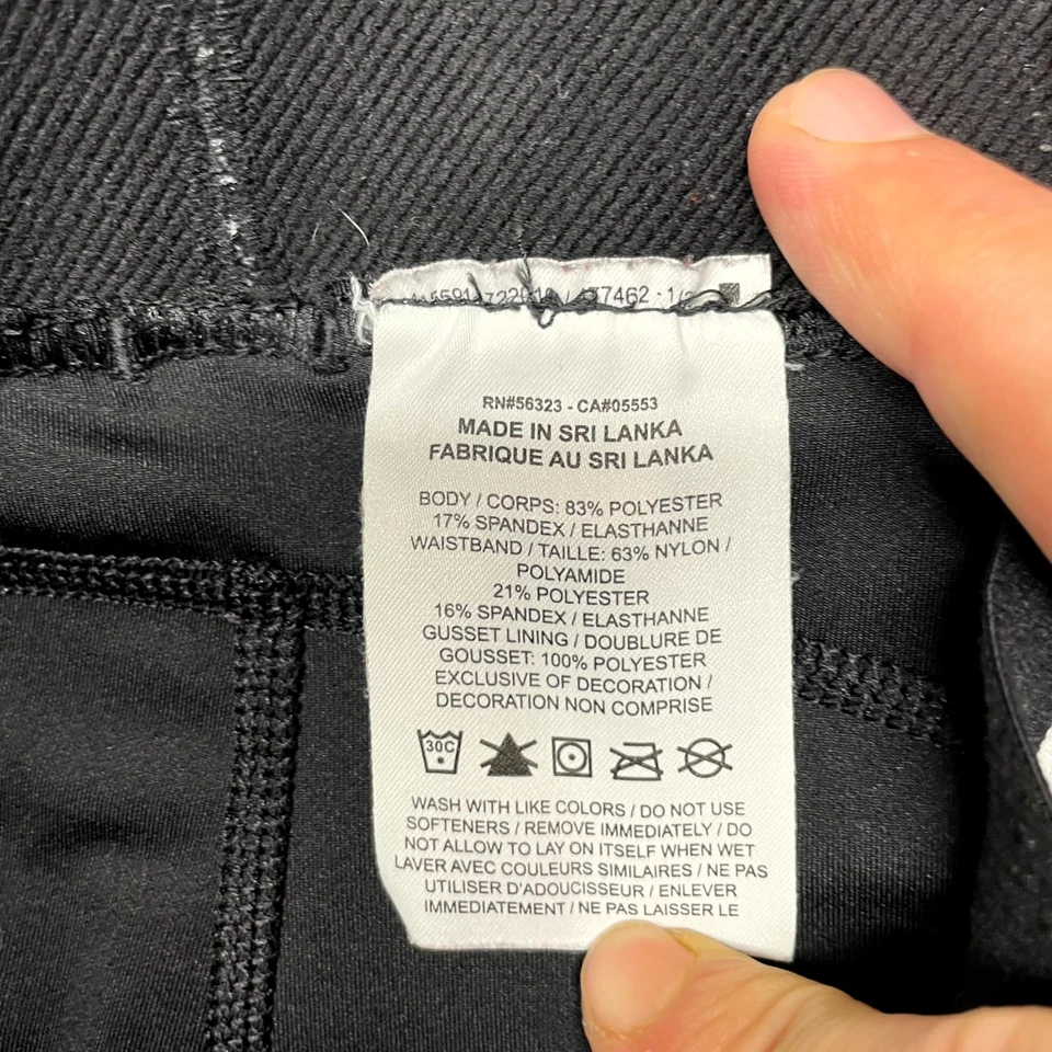 Nike Pro Dri Fit Athletic Shorts Kids M Black Swoosh Logo Nylon Stretch Low Rise - Image 4 of 4