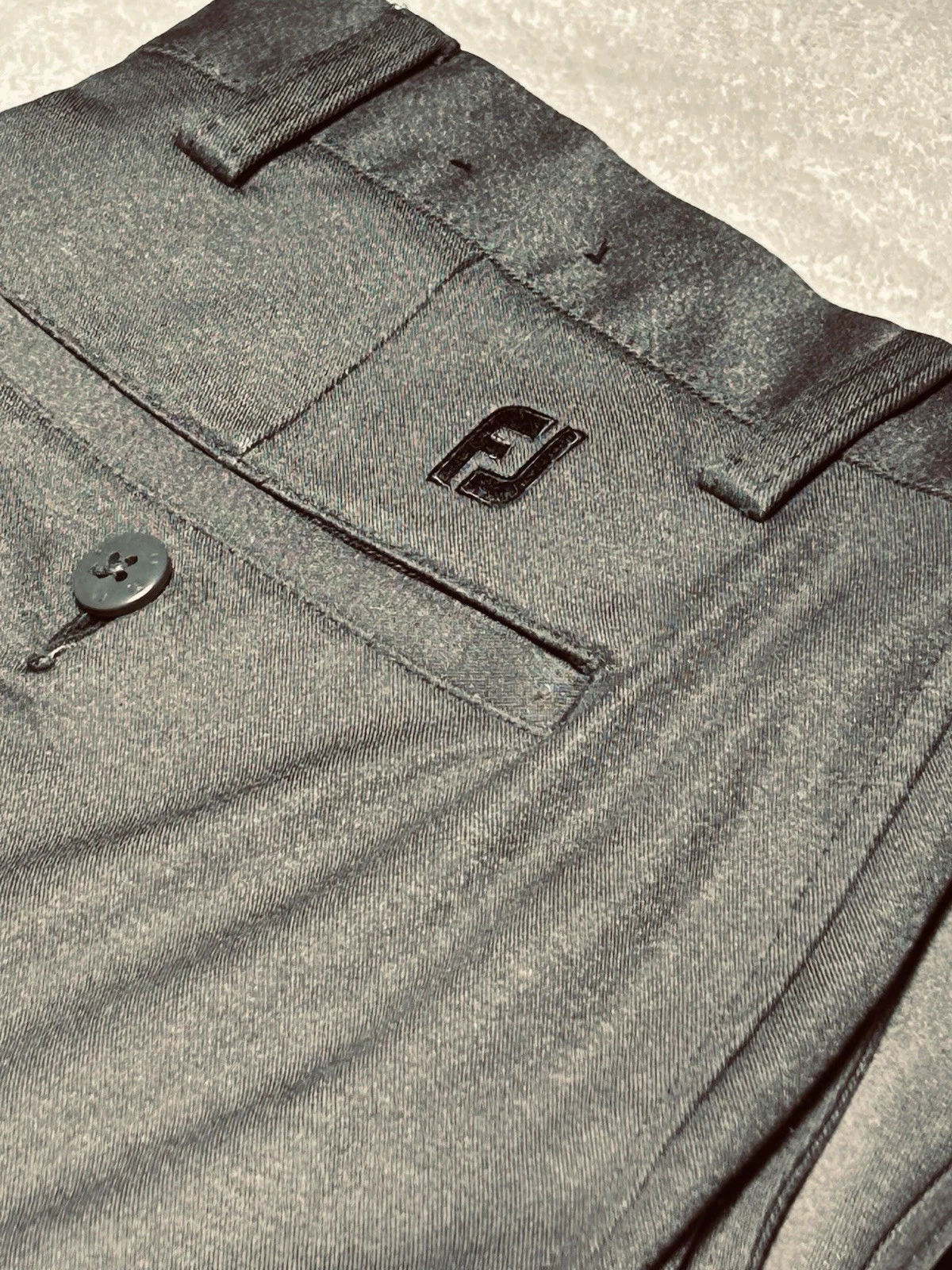FootJoy Performance Golf Pants Mens 33/30 Gray Lightweight Chino Pockets