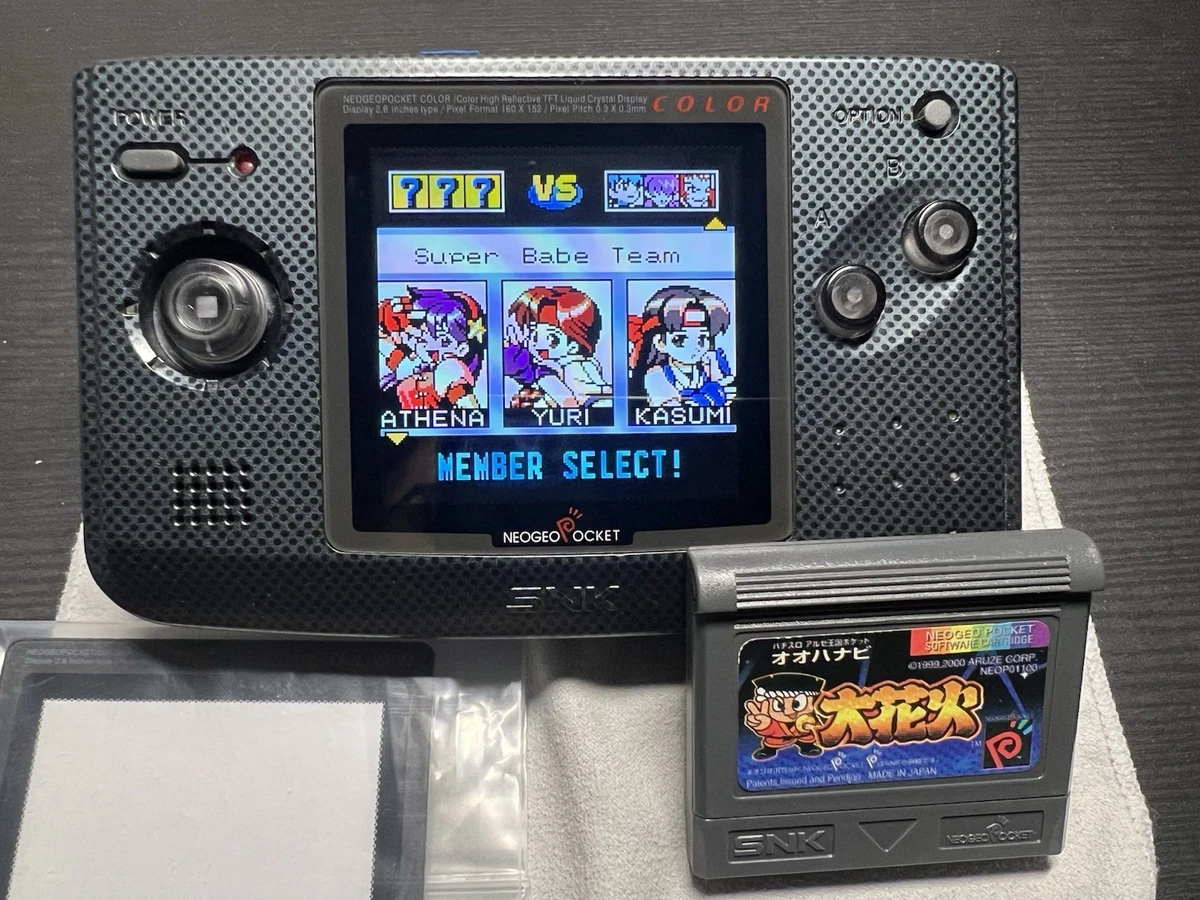 Console SNK Neo Geo Pocket Color Carbonio &ndash; Usata Dal Giappone, Funzionante