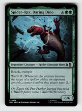 Spider-Rex, Daring Dino 818 Commander: Marvel Super Heroes Magic MTG Foil NM