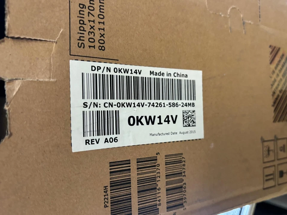 Dell P2214H P2214HB 22" LED Widescreen Monitor 1920x1080 VGA DVI DP New in Box - Image 3 of 4