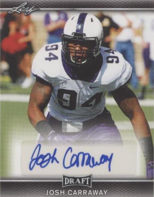 2017 Leaf Draft Josh Carraway #A-JC1 - 1 of 2