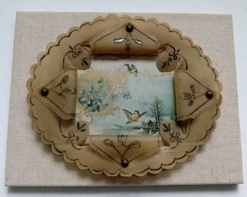 Victorian Valentine Celluloid 3D "Affection"