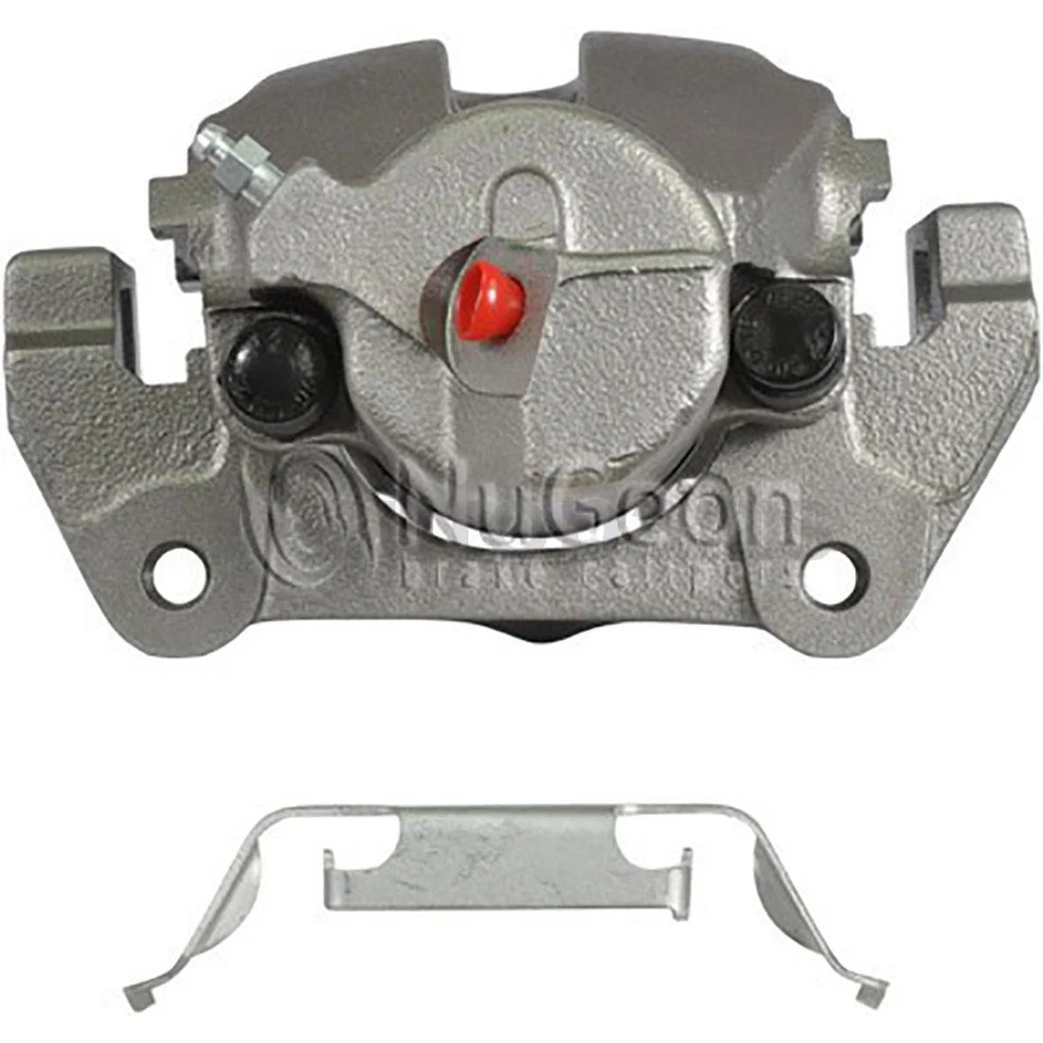 Pair Front Disc Brake Calipers w/ Bracket For 1997 1998 1999 2000 BMW 540i - Image 3 of 4