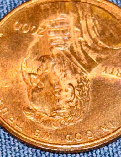 2000 Flip Over Double Struck Lincoln Cent, Mint Error Obvious No Magnification - Picture 7 of 15
