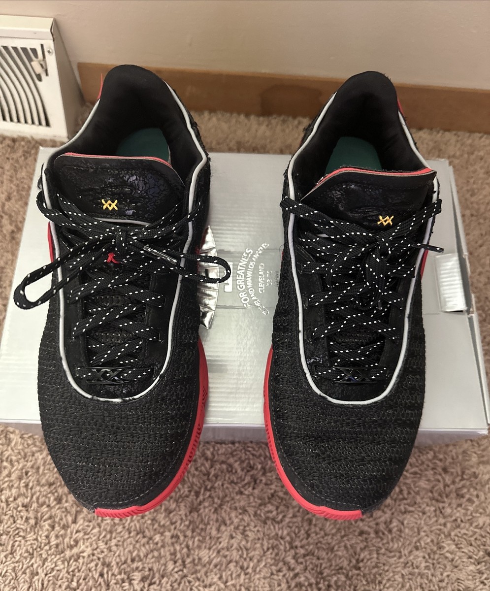 Nike Lebron XX 20 Black Red Bred Men's 9.5 | eBay
