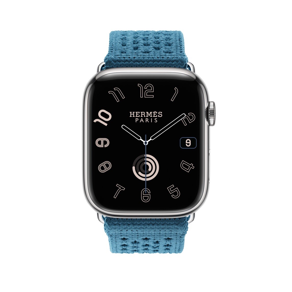 Apple Watch Hermès - 45mm Bleu Jean Tricot Single Tour Band. | eBay