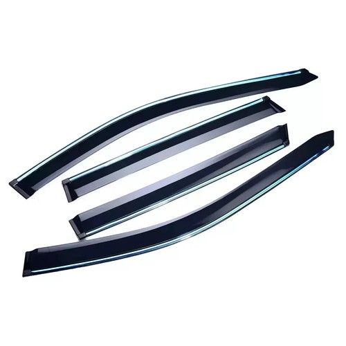 Car Door Visor Rain Guard with Chrome Liner Protected Weather Protection - 第 18/116 張圖片