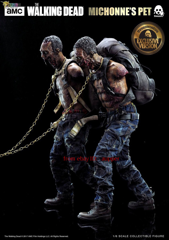 新品未開封 スリーゼロ ウォーキングデッド ペットウォーカー threezero Threezero 3a Figzero Series 1/6 Michonne Pet Walker The Walking