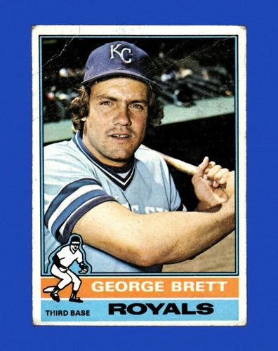 1976 Topps Set-Break # 19 George Brett LOW GRADE (crease) *GMCARDS*