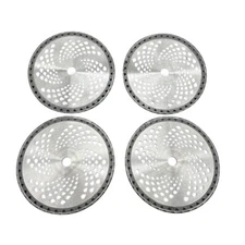 4 Pack Carbide Tip Brush Blades 10" x 40T Brush Cutter Blade Weed Eater Trimmer