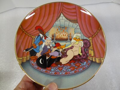 1993 Warner Bros. Looney Tunes Scarlet Pumpernickel Daffy Duck Ltd Ed. Plate 8''