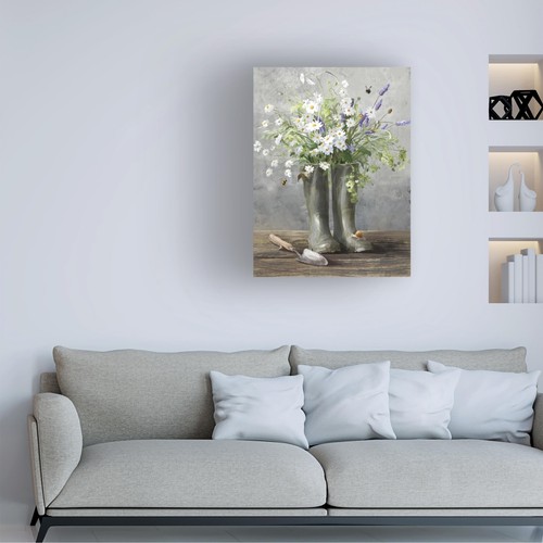 Canvas Wall Art - Danhui Nai 'Cottage Gardening I' Wall Art for Living Room, ... - Picture 2 of 4