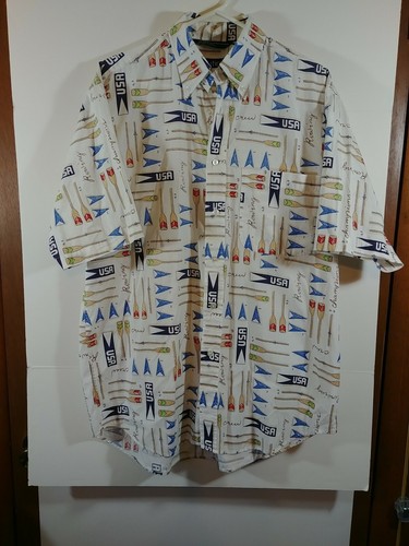 Vintage Nautica Button Up Shirt, Men's 