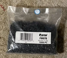 1000 New AFW Black Brass Swivels #7 FW07B