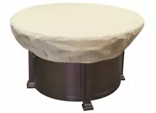 Patio Furniture Cover Round Fire-Pit Treasure Garden CP930