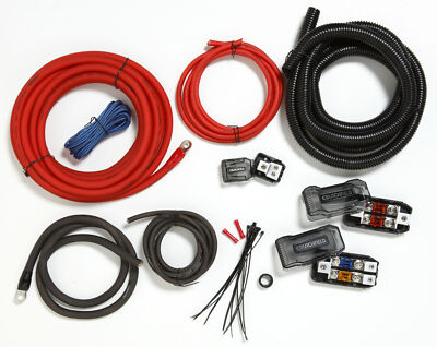 Crutchfield Amp Wiring Kit 4 gauge Dual Amp 858757006055 eBay
