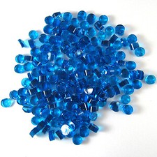 Turquoise Blue Dots D1116 COE 90 Glacial Art Glass Fusing Supplies
